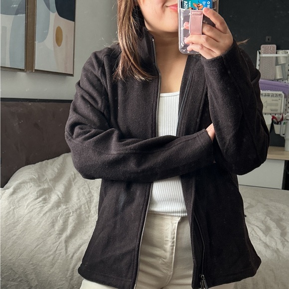 VINTAGE Smartwool Zip Front Wool Nylon Blend Jacket. Size M - Picture 11 of 11